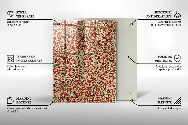 Osłona na ścianę w kuchni Kamień drobny gres