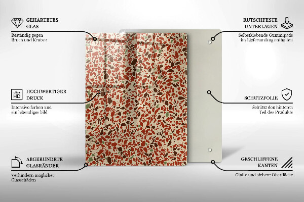 Osłona na ścianę w kuchni Kamień drobny gres