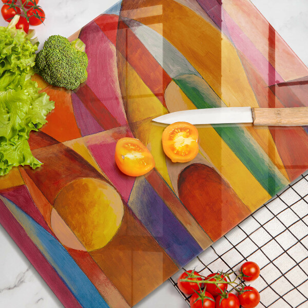 Osłona ściany przy kuchence gazowej Kolorowa abstrakcja