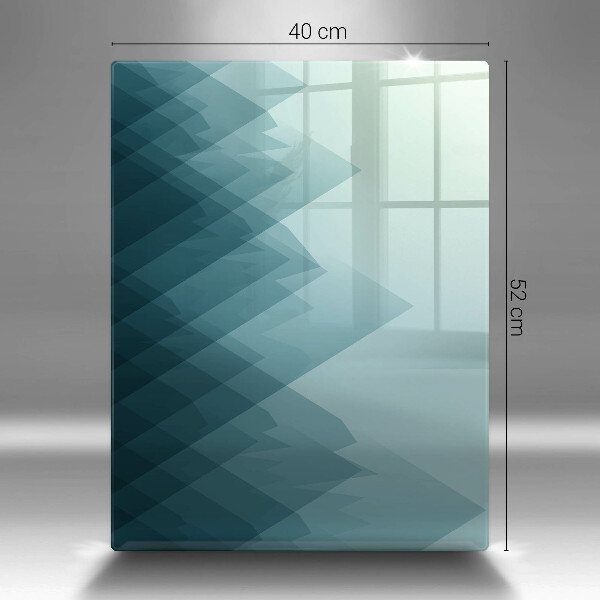 Osłona ściany przy kuchence gazowej Abstrakcyjne góry