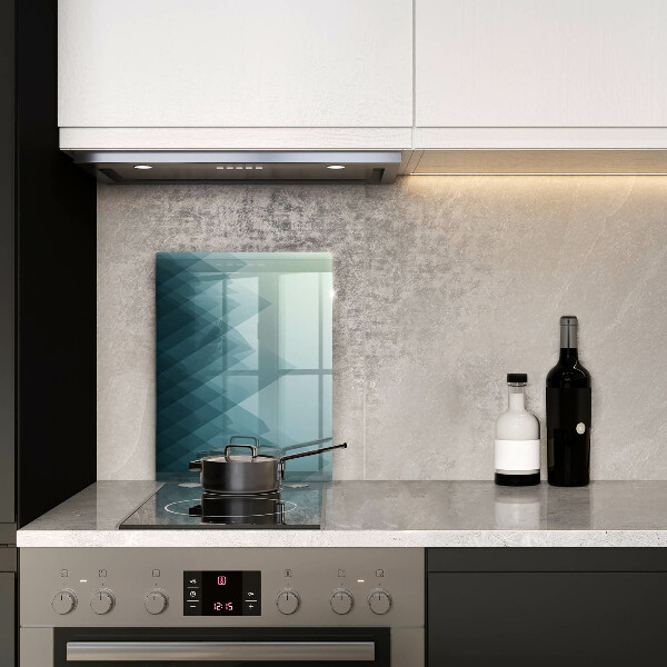 Osłona ściany przy kuchence gazowej Abstrakcyjne góry