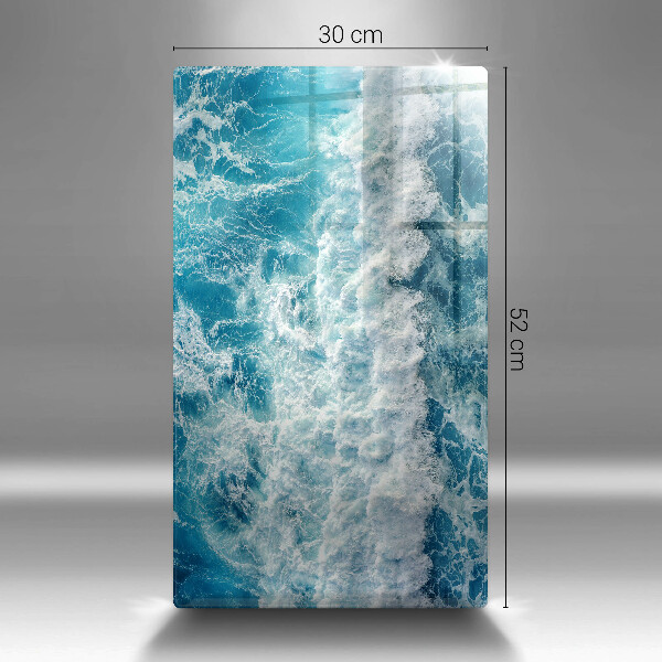 Osłona ściany przy kuchence gazowej Woda morskie fale