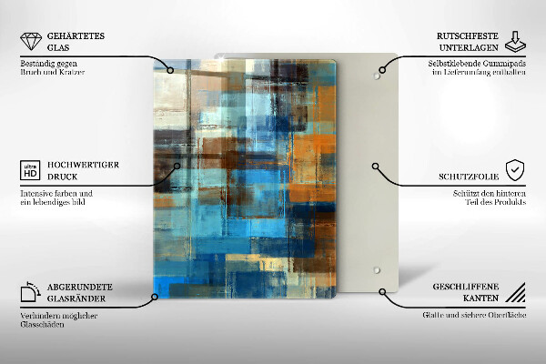 Osłona ściany przy kuchence gazowej Malowane tło