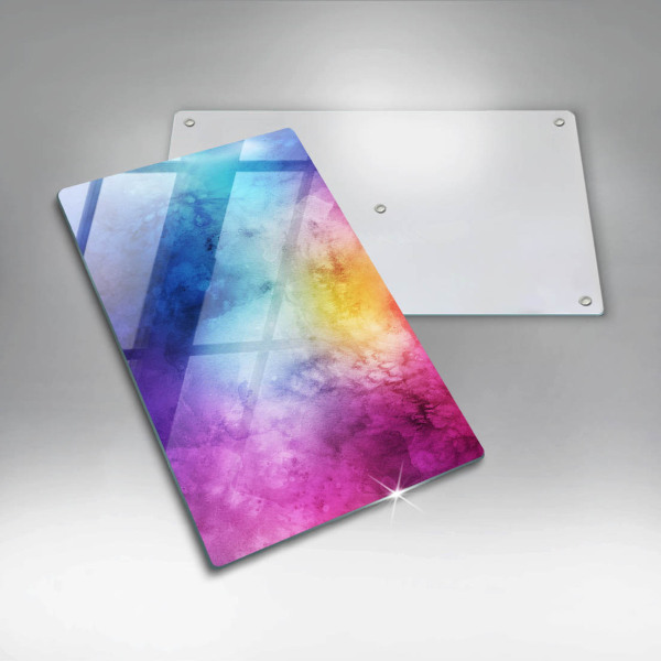 Osłona ściany przy kuchence gazowej Tęczowe plamy akwareli