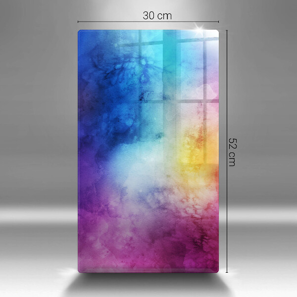 Osłona ściany przy kuchence gazowej Tęczowe plamy akwareli