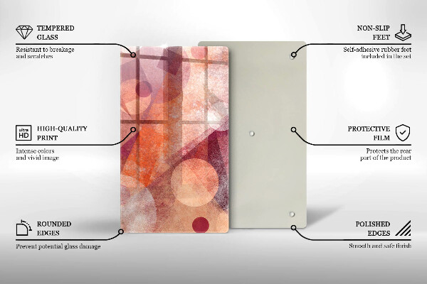 Osłona ściany przy kuchence gazowej Sztuka abstrakcyjna