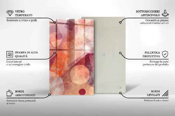 Osłona ściany przy kuchence gazowej Sztuka abstrakcyjna