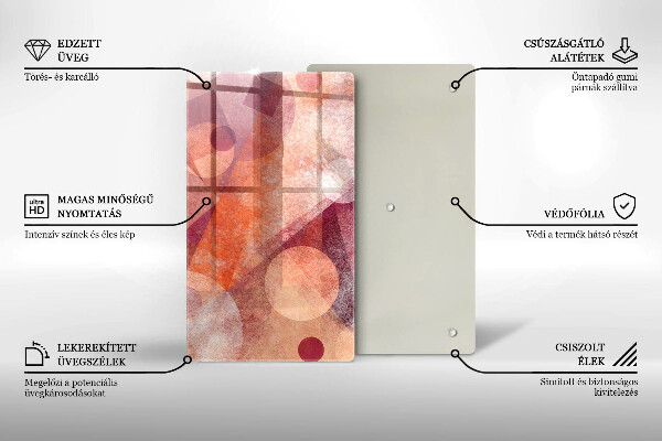 Osłona ściany przy kuchence gazowej Sztuka abstrakcyjna