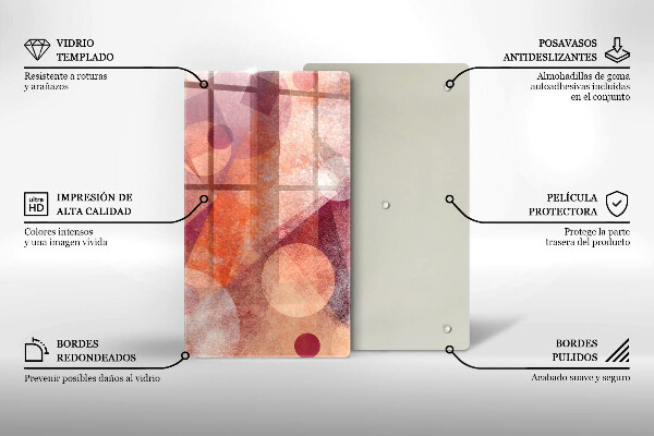 Osłona ściany przy kuchence gazowej Sztuka abstrakcyjna