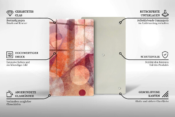 Osłona ściany przy kuchence gazowej Sztuka abstrakcyjna