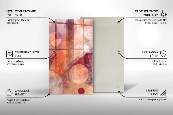 Osłona ściany przy kuchence gazowej Sztuka abstrakcyjna