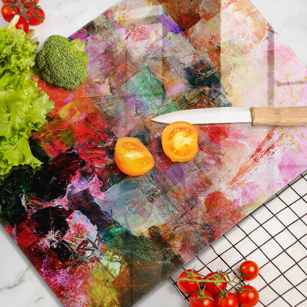 Osłona do kuchni na ścianę Abstrakcja farby