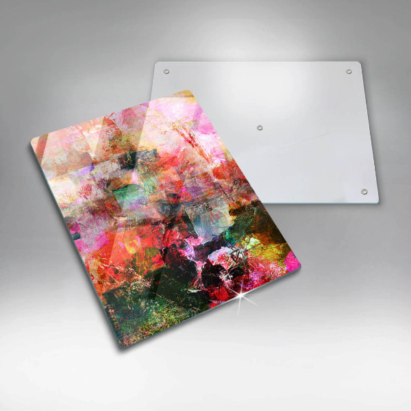 Osłona do kuchni na ścianę Abstrakcja farby