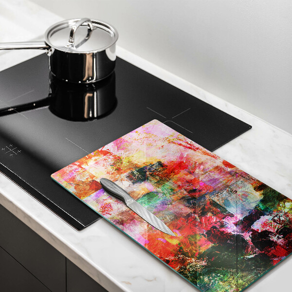 Osłona do kuchni na ścianę Abstrakcja farby