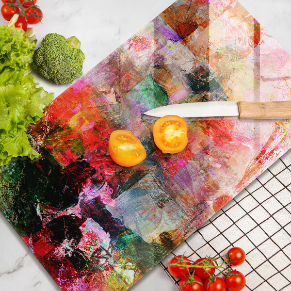 Osłona do kuchni na ścianę Abstrakcja farby