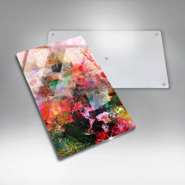 Osłona do kuchni na ścianę Abstrakcja farby