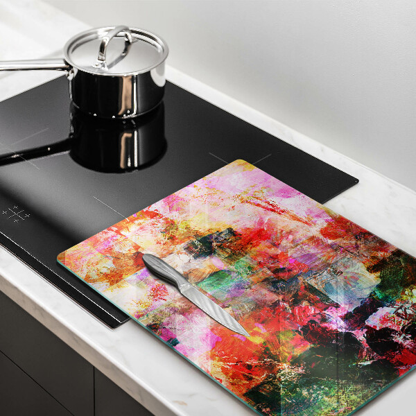 Osłona do kuchni na ścianę Abstrakcja farby