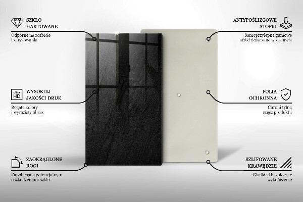 Osłona ściany przy kuchence gazowej skała tekstura