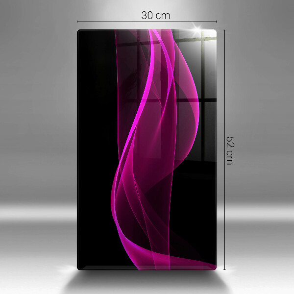 Osłona ściany przy kuchence gazowej Różowa abstrakcja