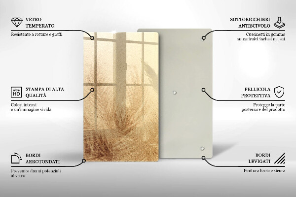 Osłona ściany przy kuchence gazowej Plaża piasek wakacje