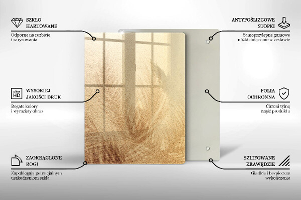 Osłona ściany przy kuchence gazowej Plaża piasek wakacje