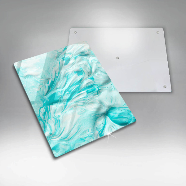 Osłona ściany przy kuchence gazowej Farby abstrakcja