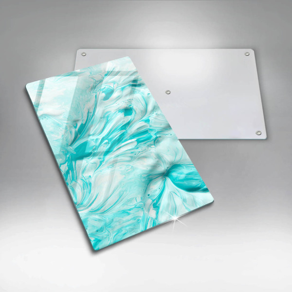 Osłona ściany przy kuchence gazowej Farby abstrakcja