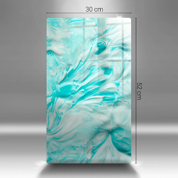 Osłona ściany przy kuchence gazowej Farby abstrakcja