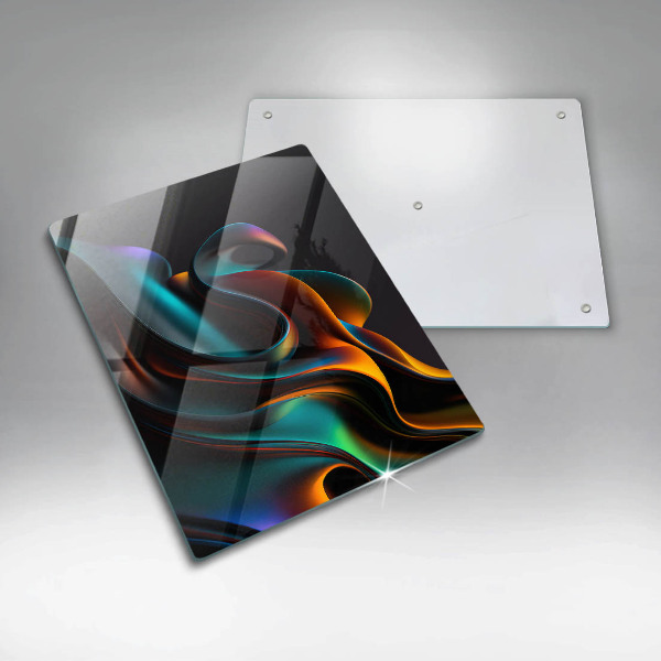 Osłona ściany przy kuchence gazowej Kolorowa abstrakcja