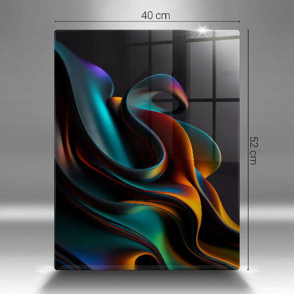 Osłona ściany przy kuchence gazowej Kolorowa abstrakcja