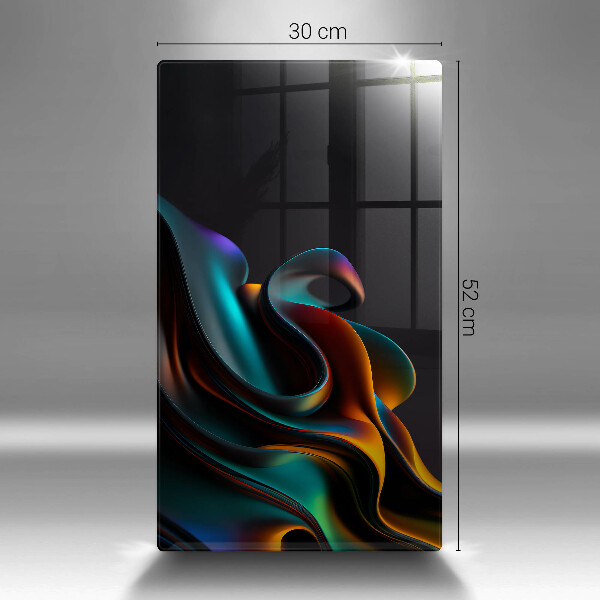 Osłona ściany przy kuchence gazowej Kolorowa abstrakcja