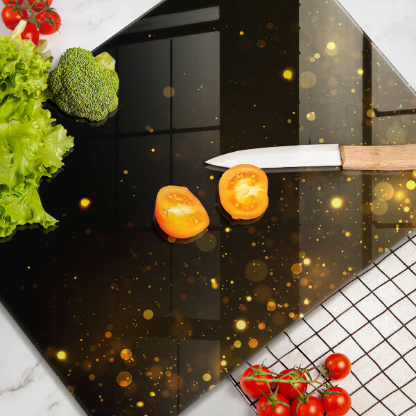 Płyta ochronna na indukcję Złoty brokat