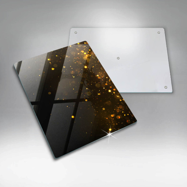 Płyta ochronna na indukcję Złoty brokat