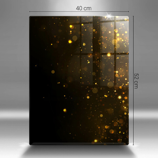 Płyta ochronna na indukcję Złoty brokat