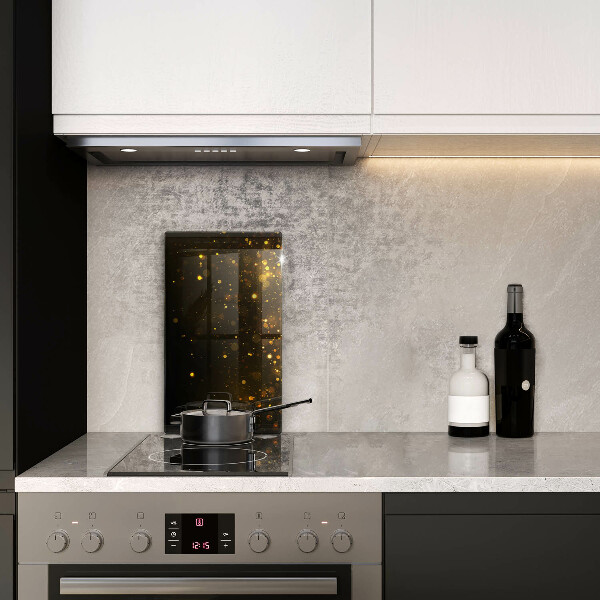 Płyta ochronna na indukcję Złoty brokat