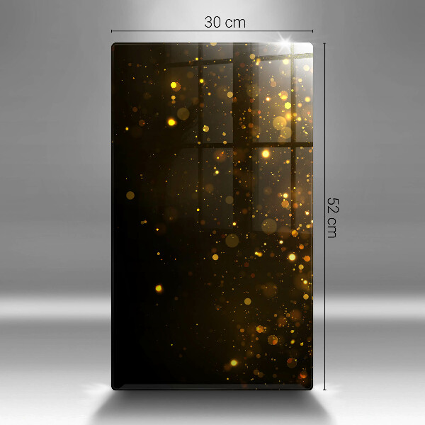 Płyta ochronna na indukcję Złoty brokat