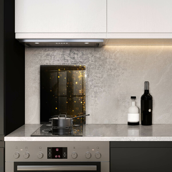 Płyta ochronna na indukcję Złoty brokat