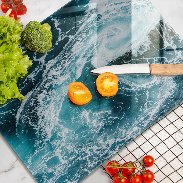 Płyta ochronna na indukcję Spieniona fale wody