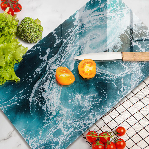 Płyta ochronna na indukcję Spieniona fale wody