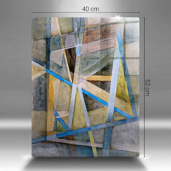 Osłona do kuchni na ścianę Malowane linie Abstrakcja