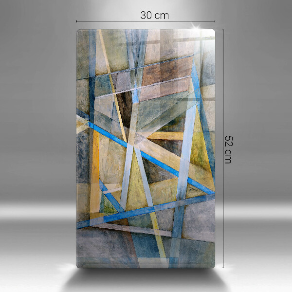 Osłona do kuchni na ścianę Malowane linie Abstrakcja