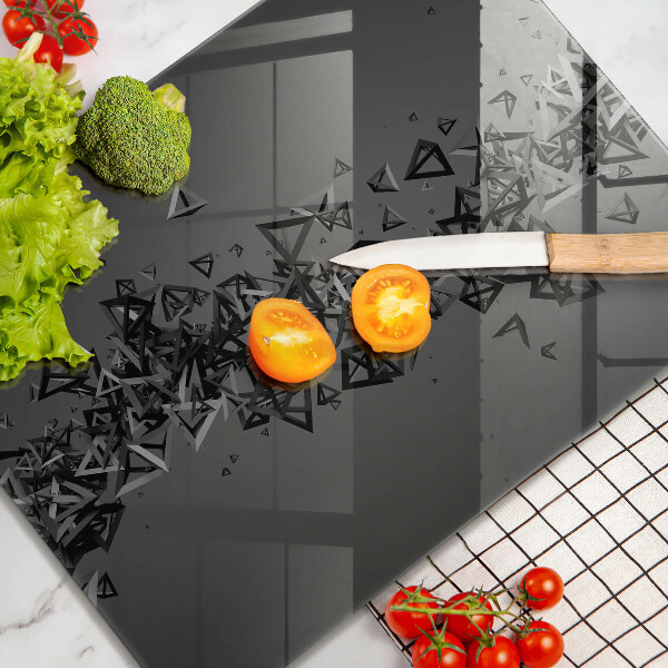 Osłona do kuchni na ścianę Abstrakcja kształty 3D