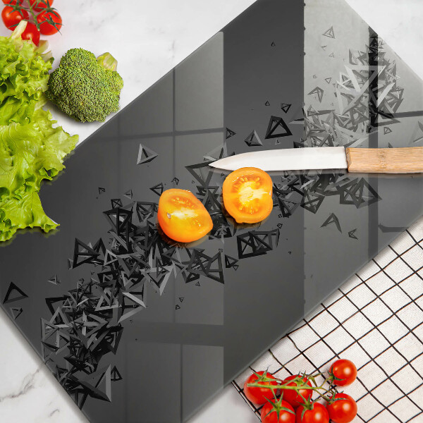 Osłona do kuchni na ścianę Abstrakcja kształty 3D