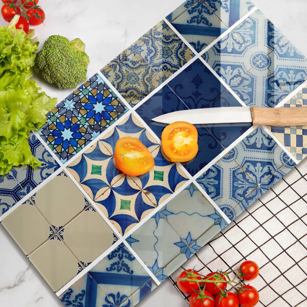 Osłona do kuchni na ścianę Ozdobne kafelki płytki