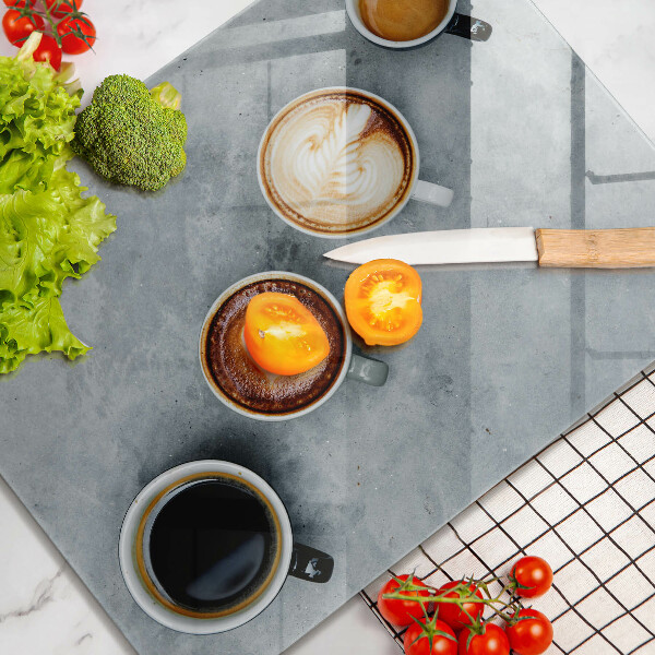 Osłona na ścianę w kuchni Kuchnia - kubki kawy