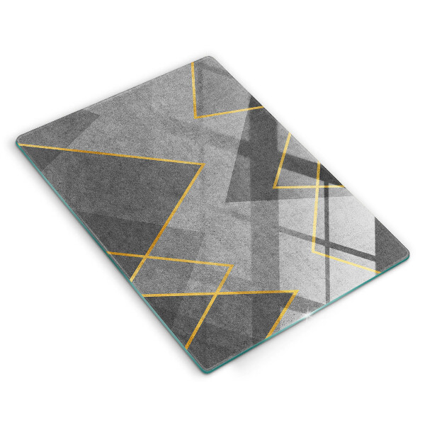 Osłona na ścianę w kuchni Ostre kształty