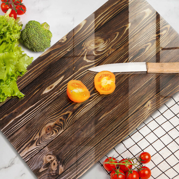 Osłona na ścianę w kuchni Tekstura drewno