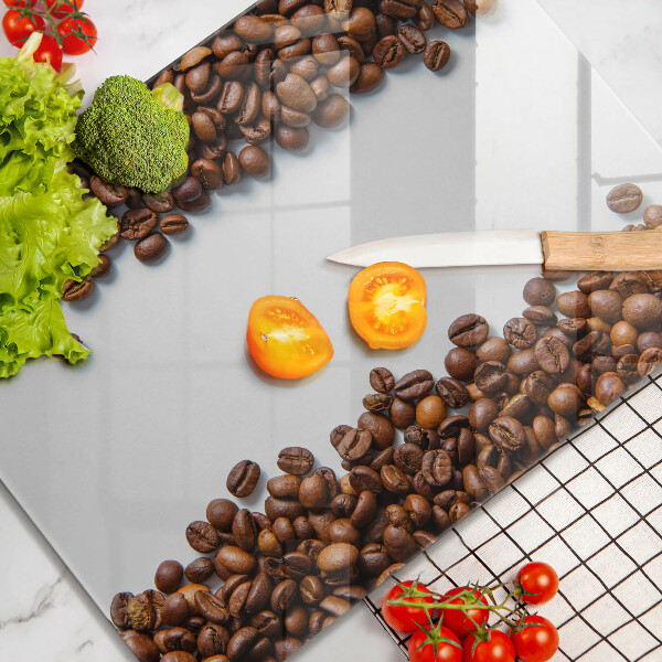 Osłona na ścianę w kuchni Kawa ziarna