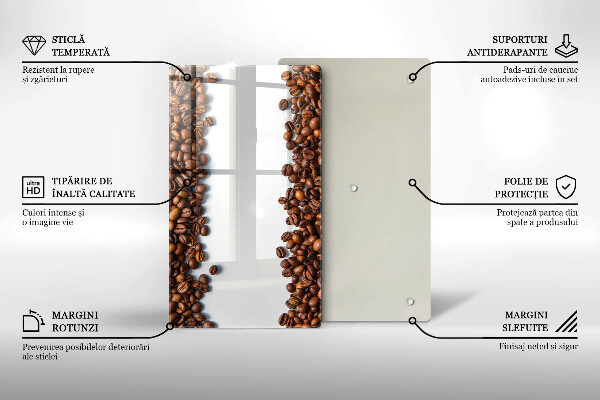 Osłona na ścianę w kuchni Kawa ziarna