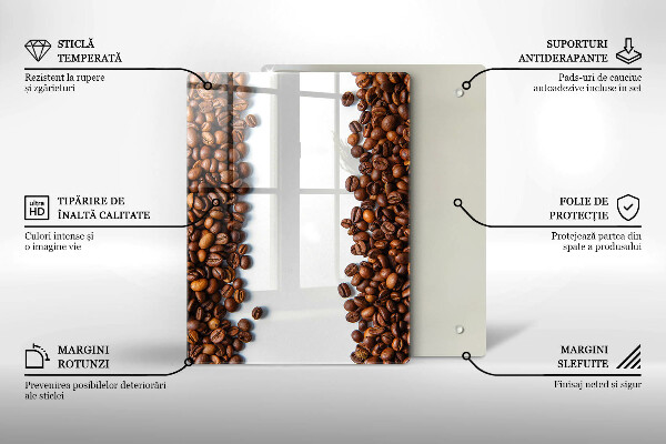 Osłona na ścianę w kuchni Kawa ziarna